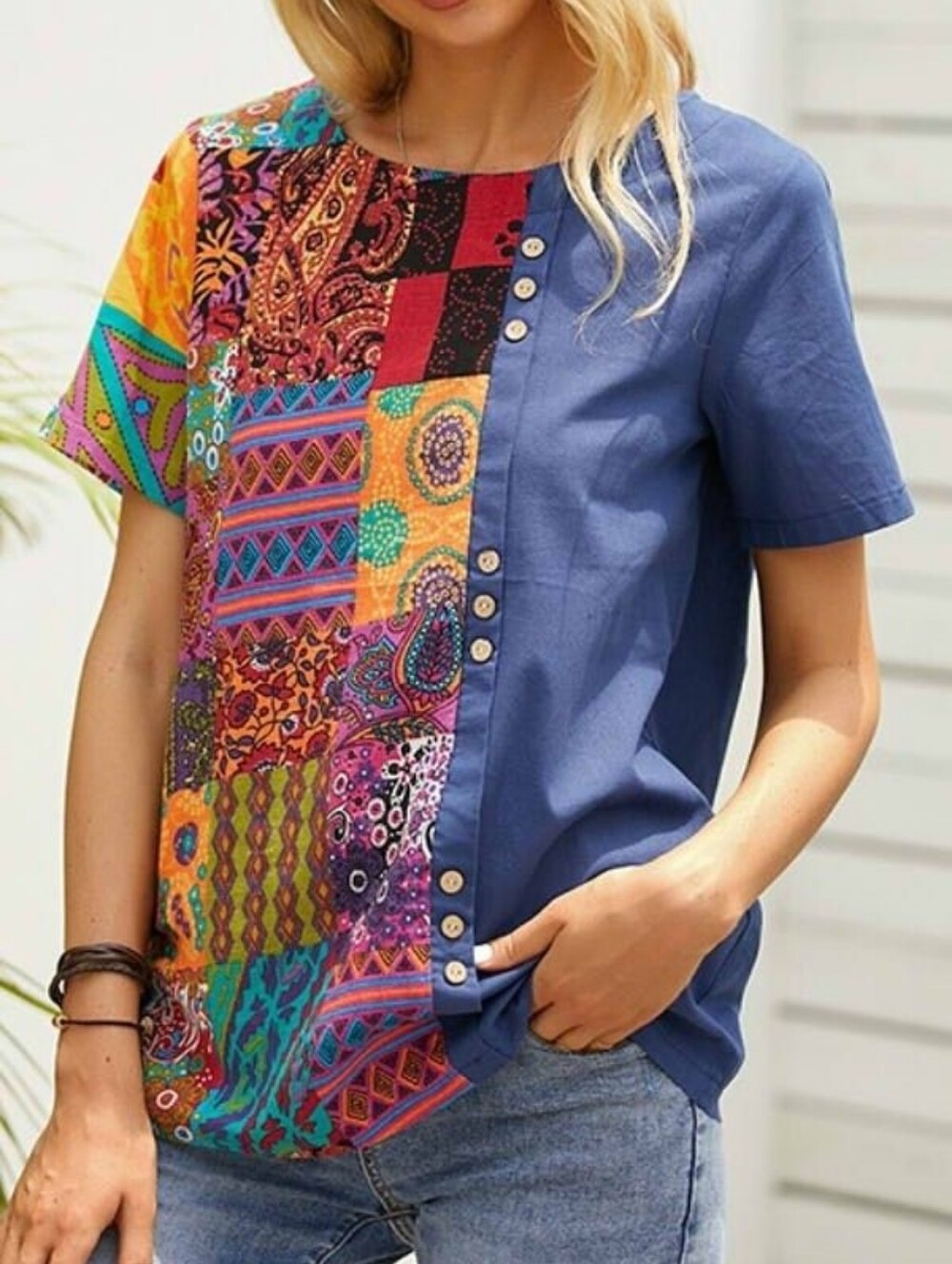 Patchwork Blouse